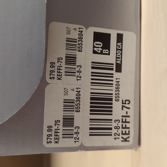 Aldo Size 40 (US 9) White/clear - Picture 3 of 3